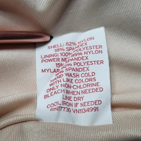 Merona One Piece Bathing Suit Sz 18W - Picture 6 of 6